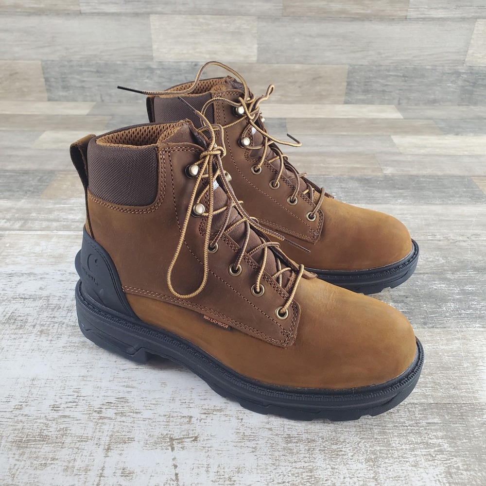 Carhartt Womens Ironwood 6" Waterproof Work Boot Brown Sz 6